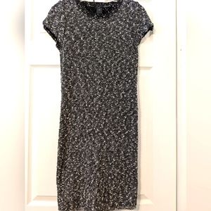 Ann Taylor dress, size petite small, black and white
